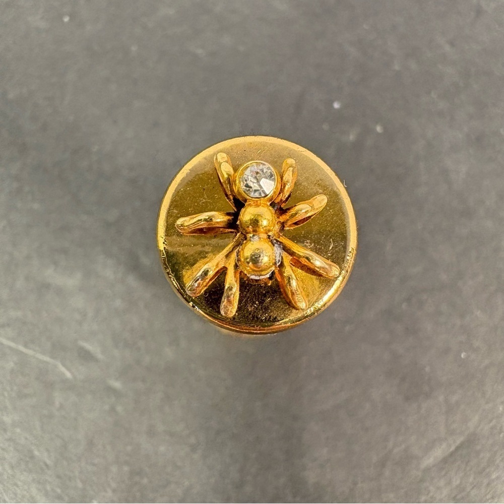 Vintage Rare Salvador Flato Spider Brass Lipstick Case - Picture 8 of 14